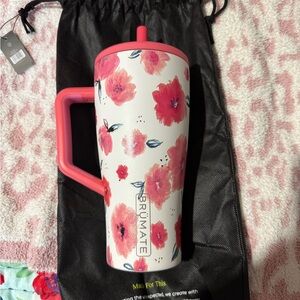 BrüMate Floral Tumbler with Handle Reverie 30oz